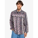 Camiseta Quiksilver Wasilla - Grape Shake Heritage Stripe 64 (PMR6)