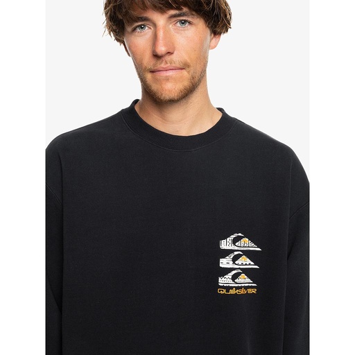 Sudadera Quiksilver Watson Lake - Black (KVJ0)