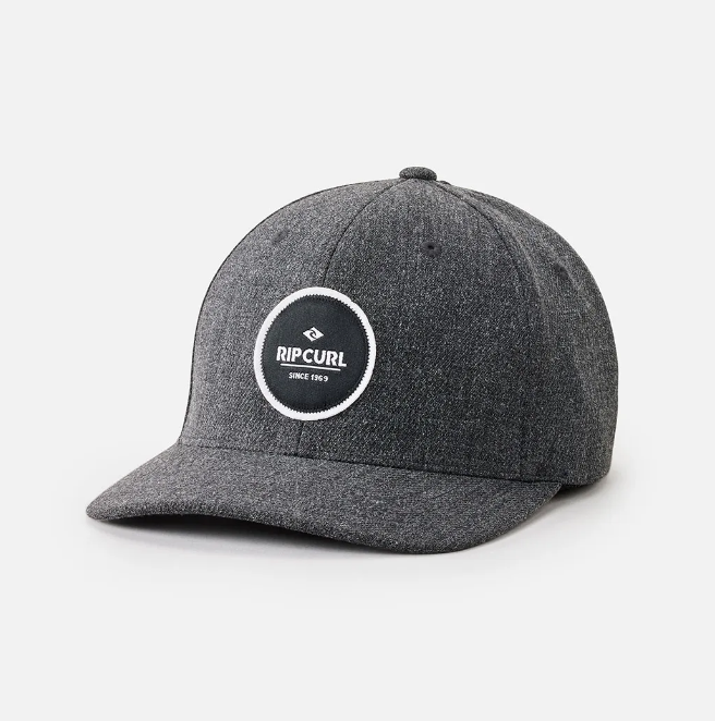 Gorra Rip Curl Flexfit Routine - Black Marle