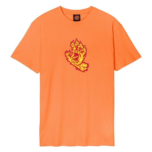 Camiseta Santa Cruz Flame Hand - Washed Apricot