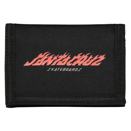Cartera Santa Cruz Flame Strip - Black