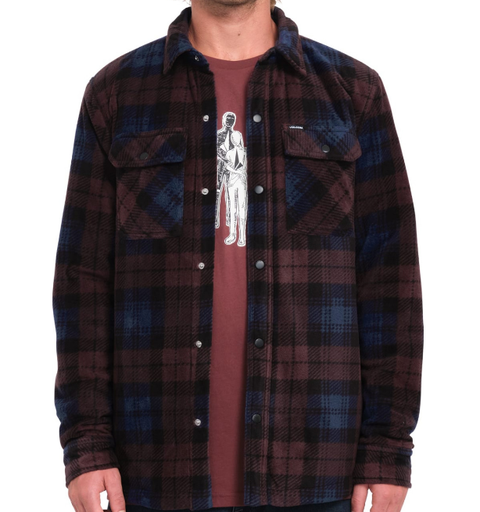 Sobrecamisa Volcom Bowered - Merlot