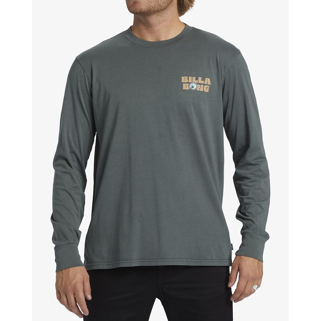 Camiseta Manga Larga Billabong Relax - Slate Green (KRN0)