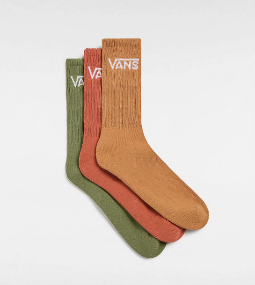 Calcetines Vans Classic Crew - Brown Sugar (3 pares)