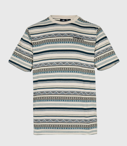 Camiseta O´neill Ikat Jacquard - Grey Ikat Stripe