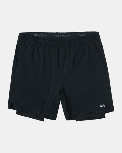 Pantalón Corto RVCA VA Sport Yogger 17" - Black Multi