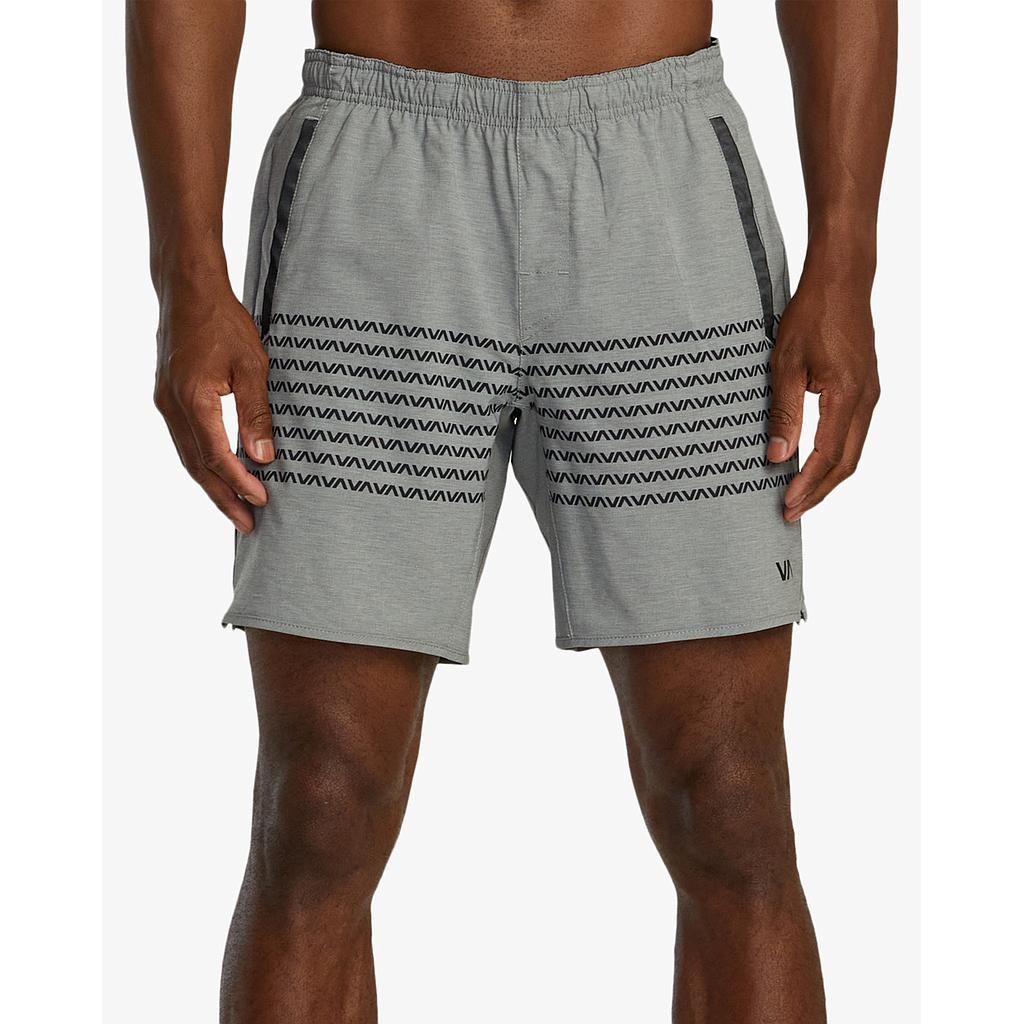 Pantalón corto RVCA VA Sport Yogger Stretch 17&quot; - Heather grey va band