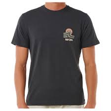 Camiseta Rip Curl Hazey Tee - Washed Black