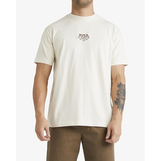 Camiseta RVCA Roswell - Unbleached