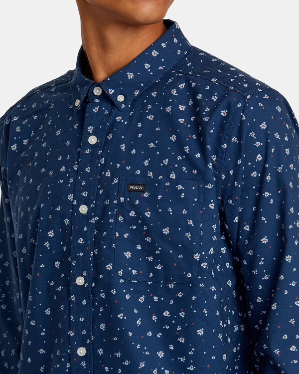 Camisa RVCA Thatll Do Print - Dark Denim