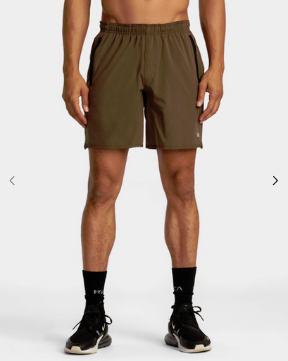 Pantalón Corto RVCA VA Sport Yogger Stretch 17" - Mocha