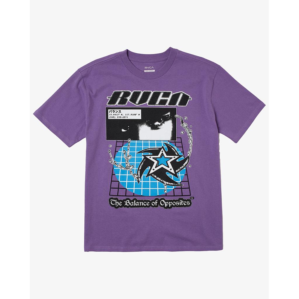 Camiseta RVCA Blades - Purple Heart