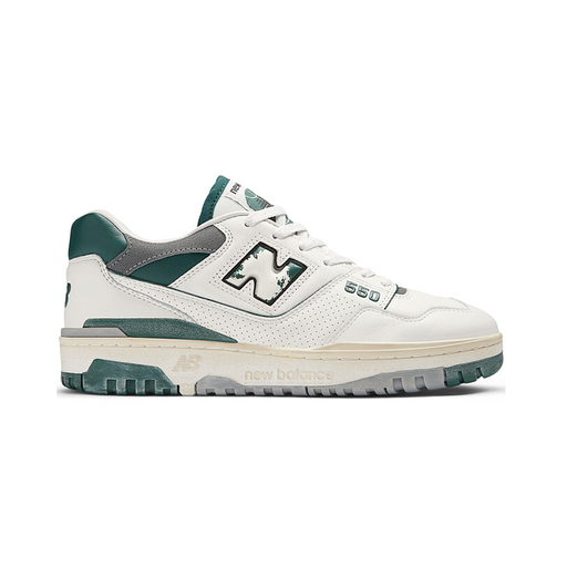 Zapatillas New Balance 550VTG - Sea Salt con Marsh Green y Shadow Grey