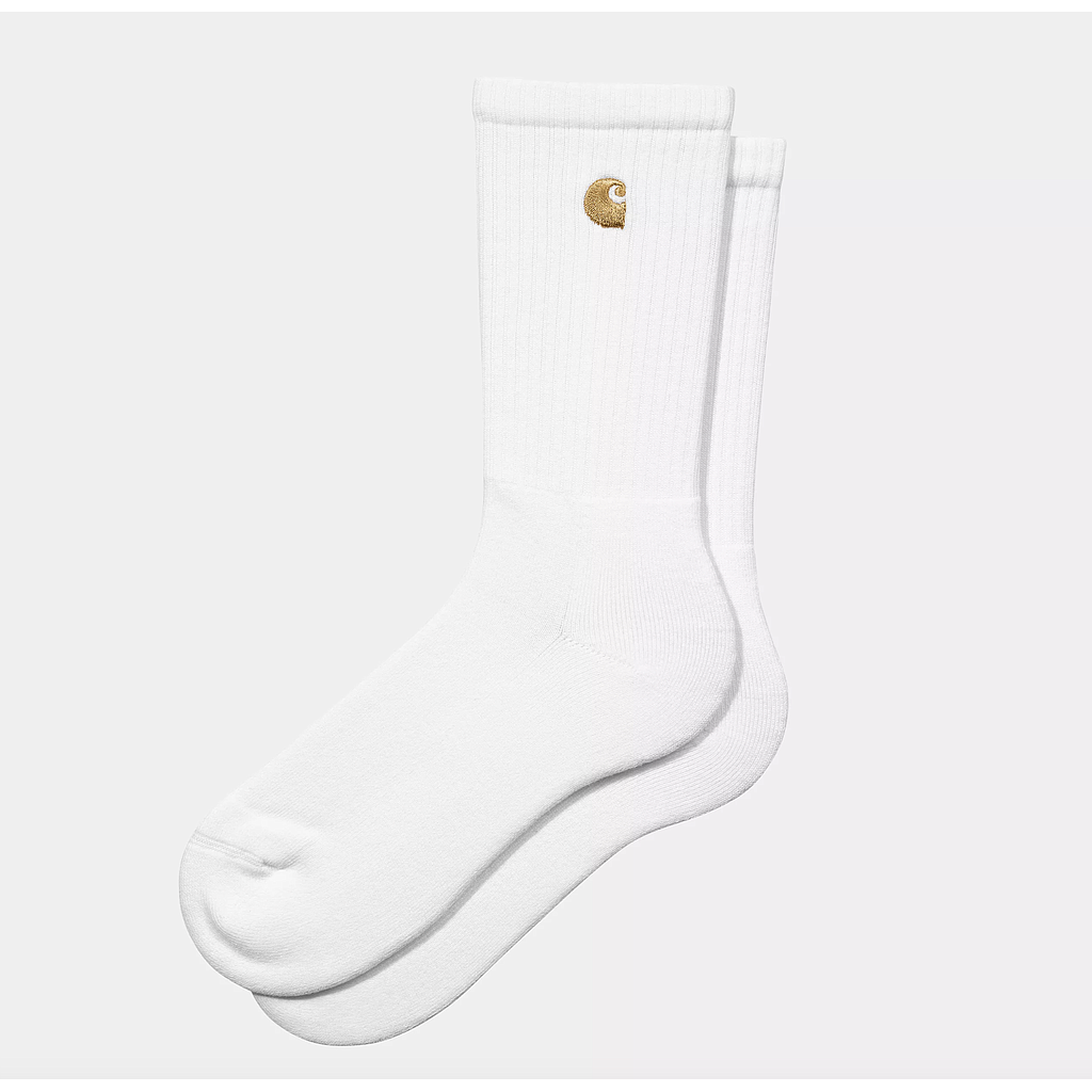 Calcetines Carhartt Wip Chase - White/Gold