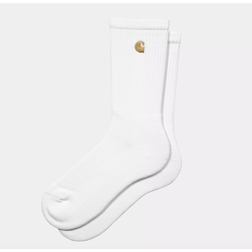 Calcetines Carhartt WIP Chase - White/Gold