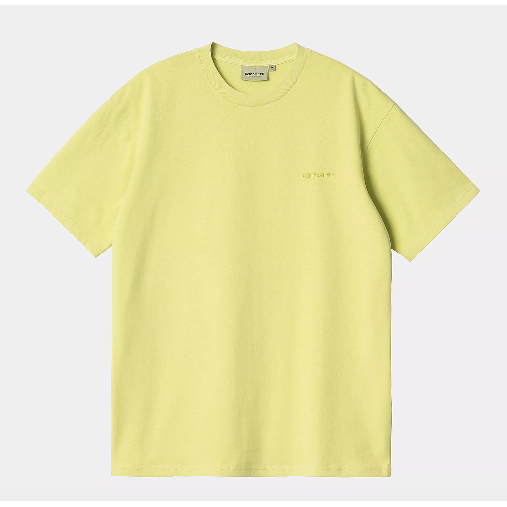 Camiseta Carhartt WIP Duster Script - Artic Lime