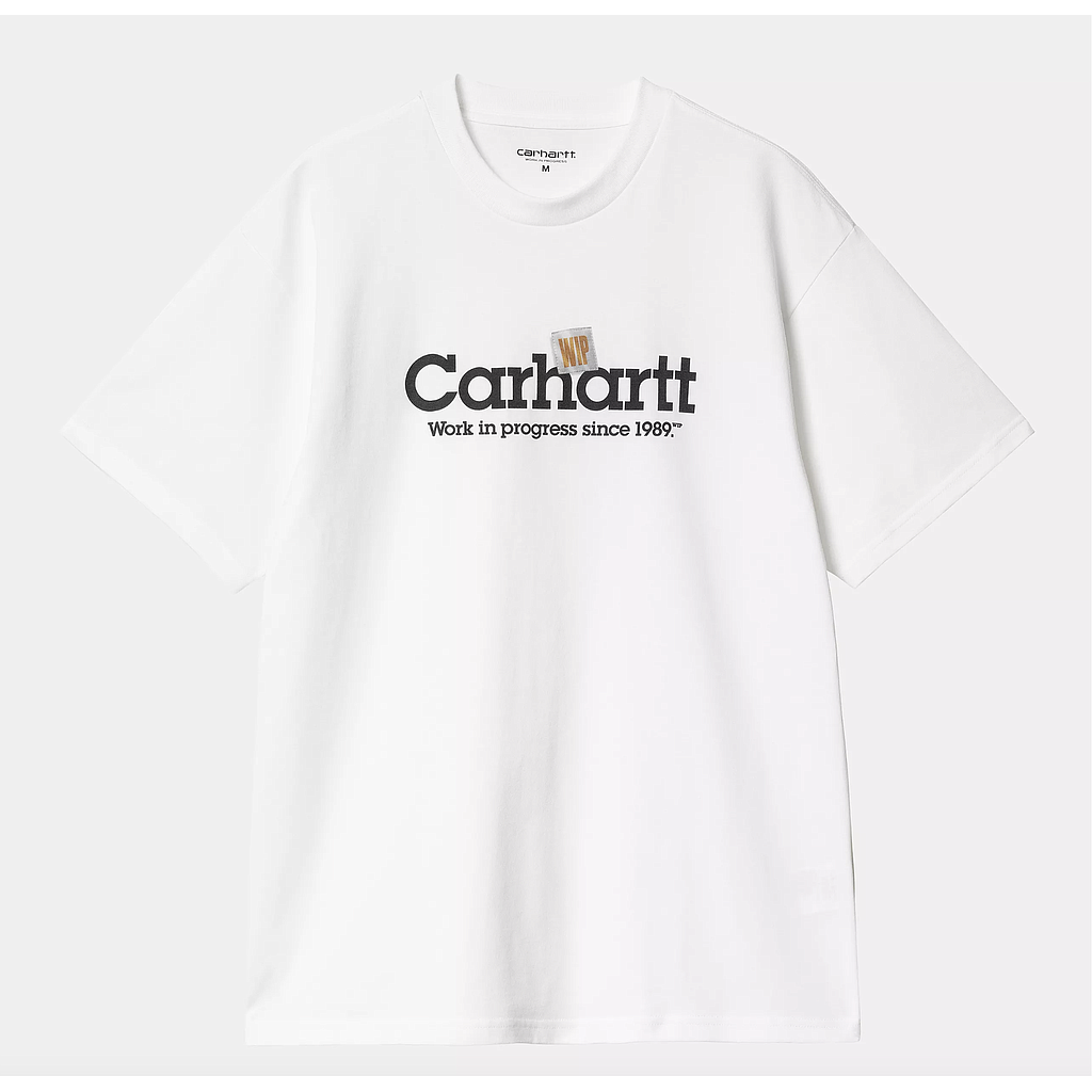 Camiseta Carhartt WIP Label Script - White