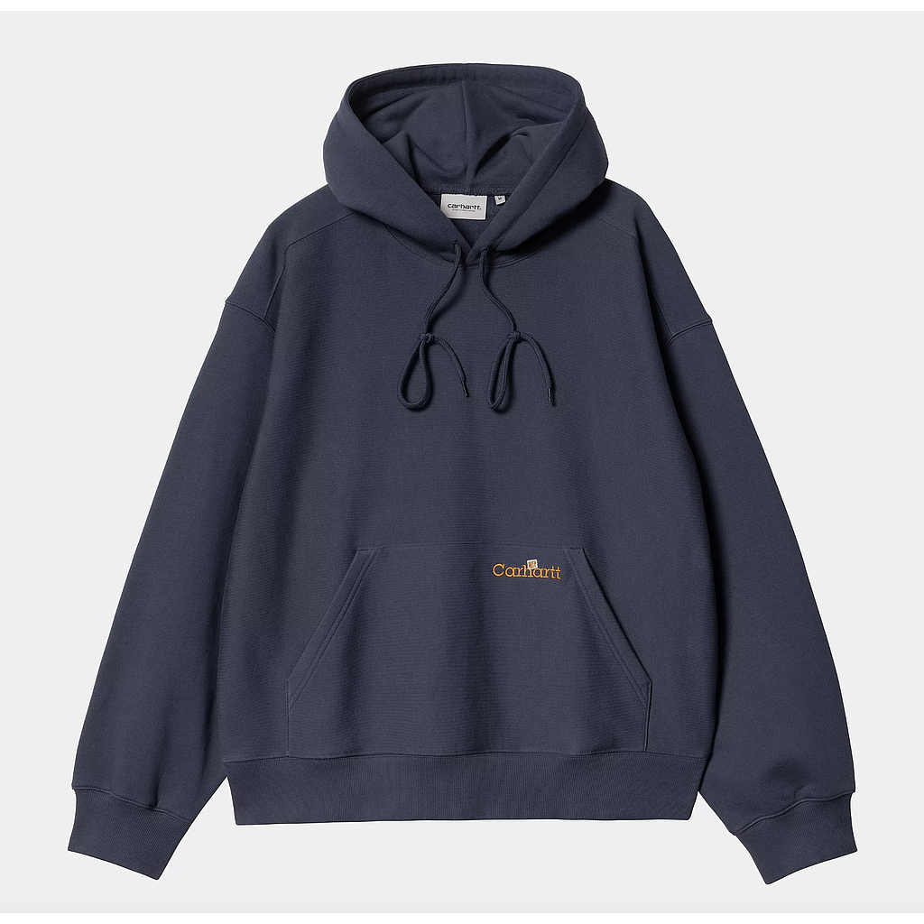 Sudadera Con Capucha Carhartt WIP Label Script - Blue