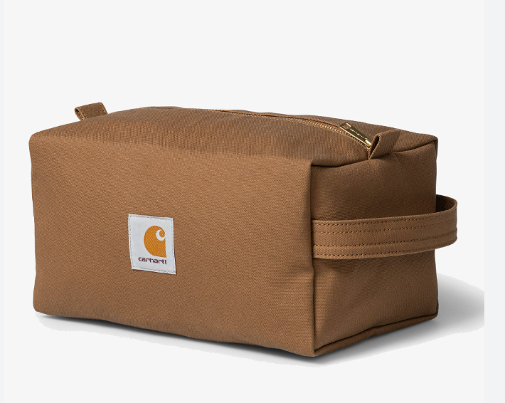 Neceser Carhartt WIP Canvas Washbag - Hamilton Brown