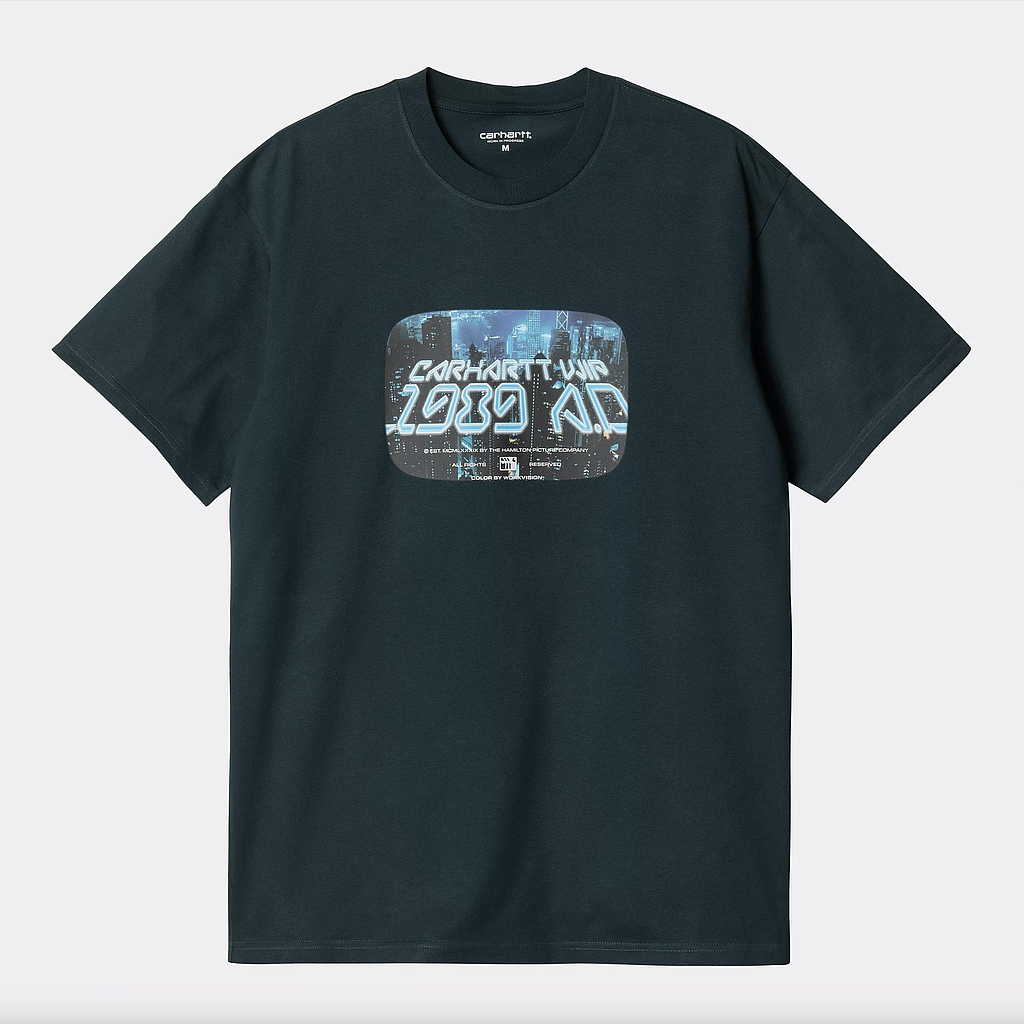 Camiseta Carhartt WIP Greatest Flicks - Deep Lagoon