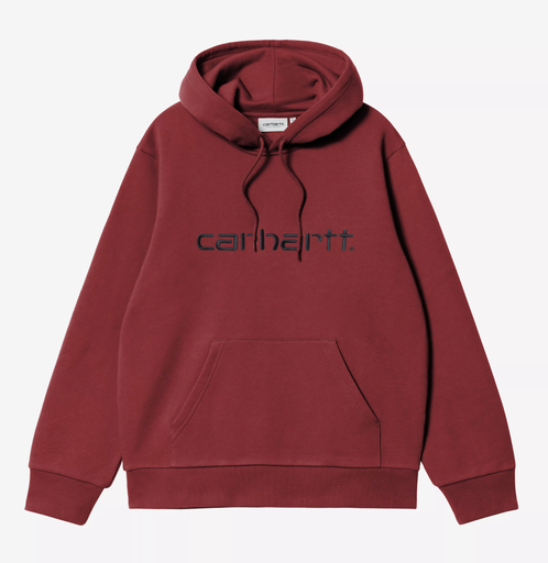 Sudadera con Capucha Carhartt WIP Sweat - Scarlet/Graphite