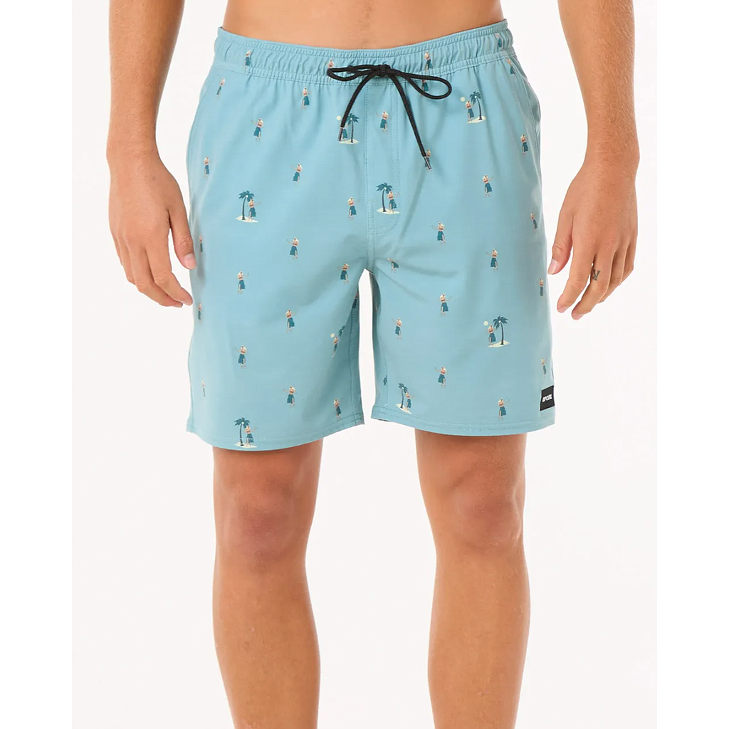 Bañador Rip Curl Hula Breach Volley 18" - Blue Lagoon