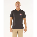 Camiseta Rip Curl Wettie Passage Icon - Washed Black