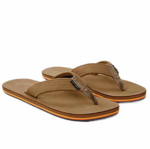 Chanclas Rip Curl Revival Leather Open Toe - Tan