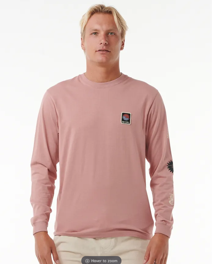 Camiseta Manga Larga Rip Curl Salt Water Culture - Mushroom