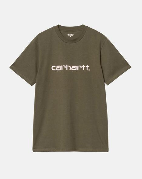 Camiseta Carhartt WIP Script - Turtle/Air Pink