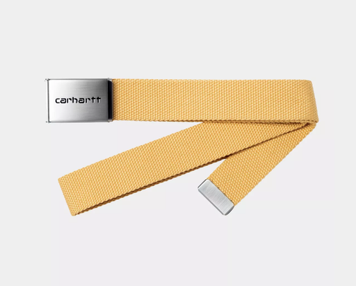Cinturón Carhartt WIP Clip Belt Chrome - Air Yellow