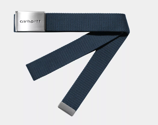 Cinturón Carhartt WIP Clip Belt Chrome - Ink