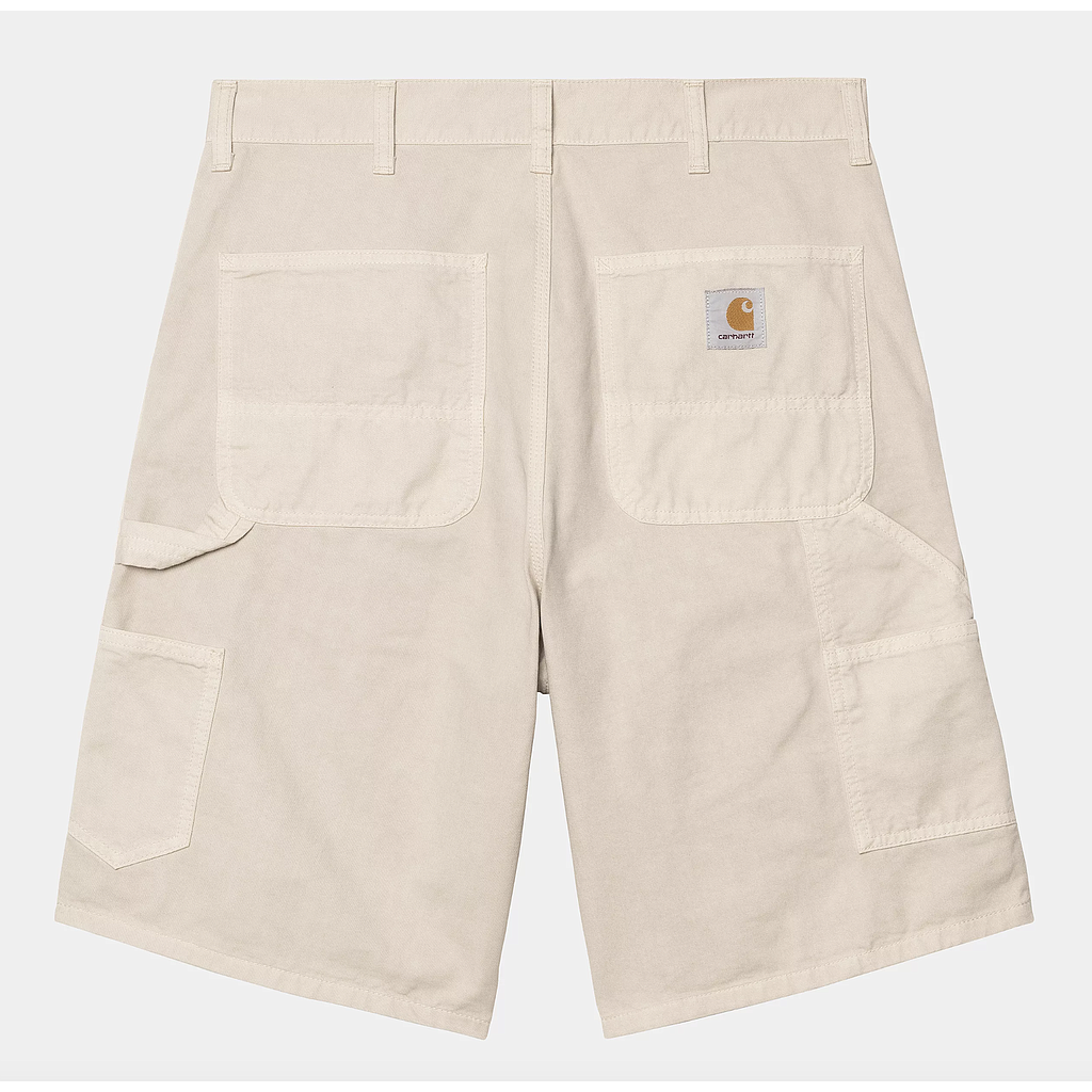 Pantalón Corto Carhartt WIP Single Knee - Fleur de Sel (Garment Dyed)