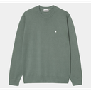 Jersey Carhartt WIP Madison - Silver Pine/White