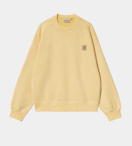 Sudadera Carhartt WIP Nelson - Air Yellow (garment dyed)