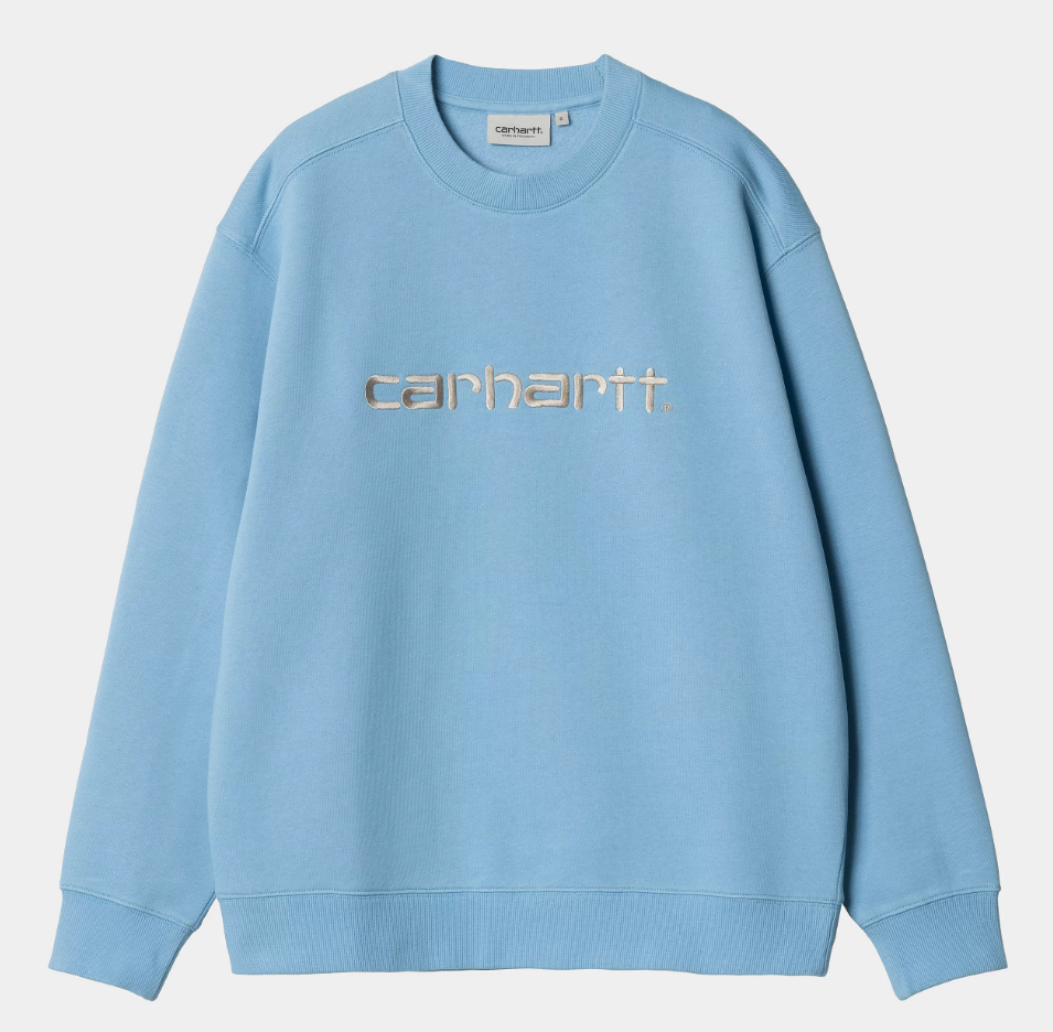 Sudadera Carhartt WIP Sweat - Bluebird/Fleur de Sel