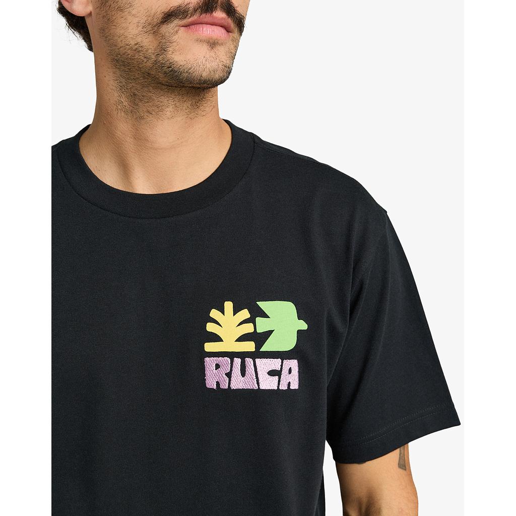 Camiseta RVCA Mosaic - Black (BLK)