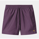 Bañador Carhartt WIP Chase Swim - Huckleberry/Gold