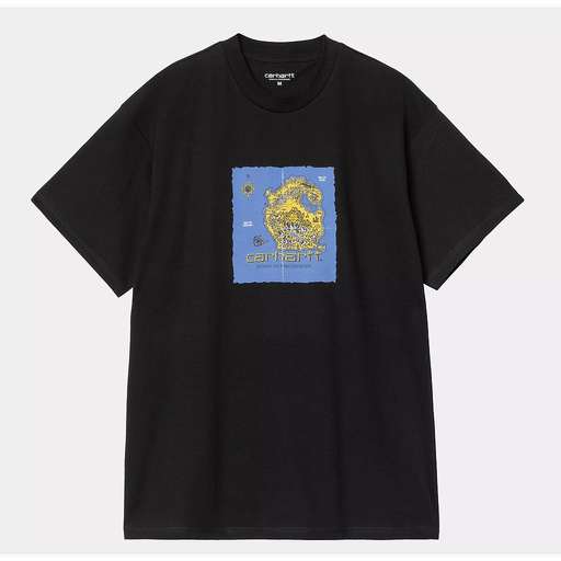 Camiseta Carhartt WIP Old World - Black