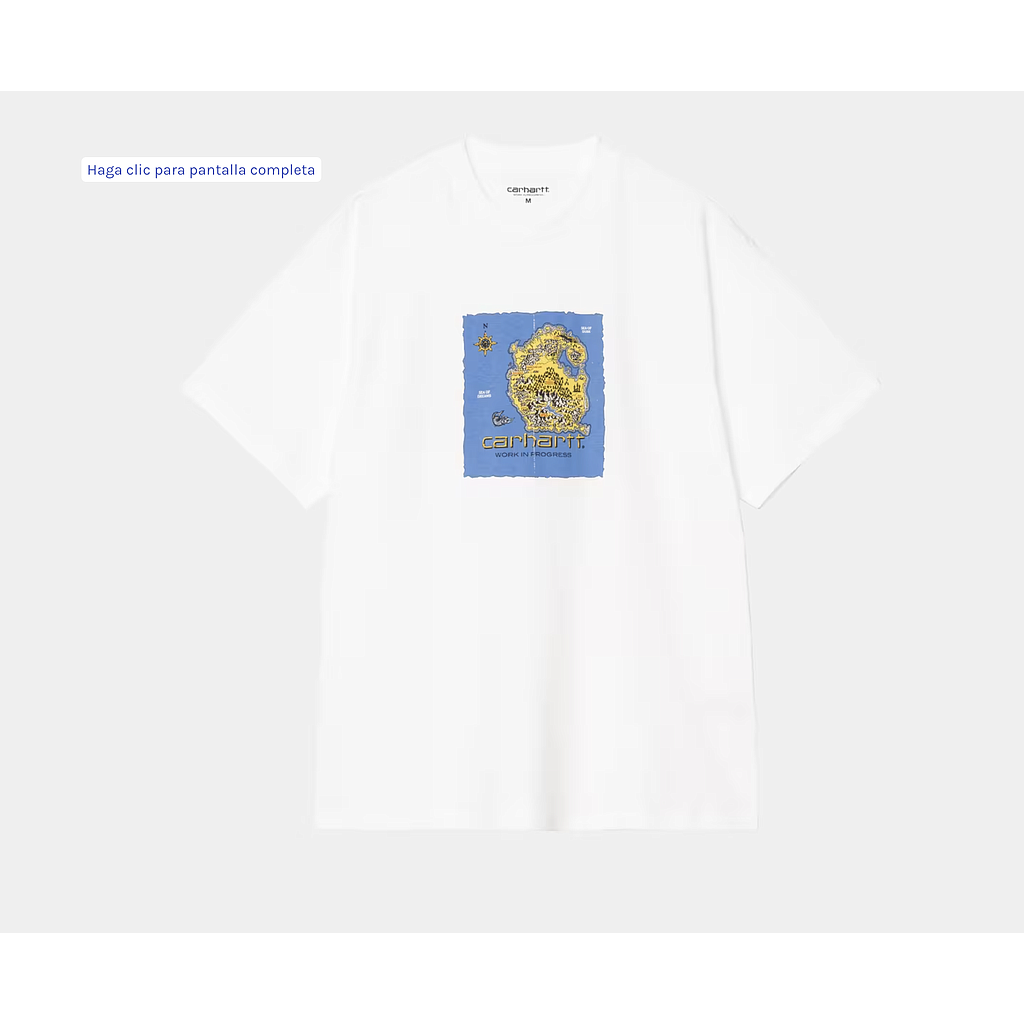 Camiseta Carhartt WIP Old World - White