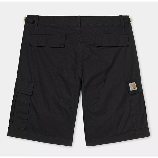 Pantalón Corto Carhartt WIP Aviation - Black (rinsed)
