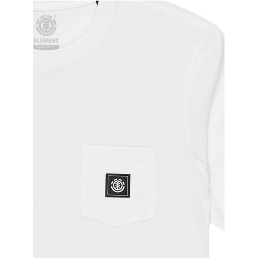 Camiseta Element Icon Label Pocket - White (Otw)
