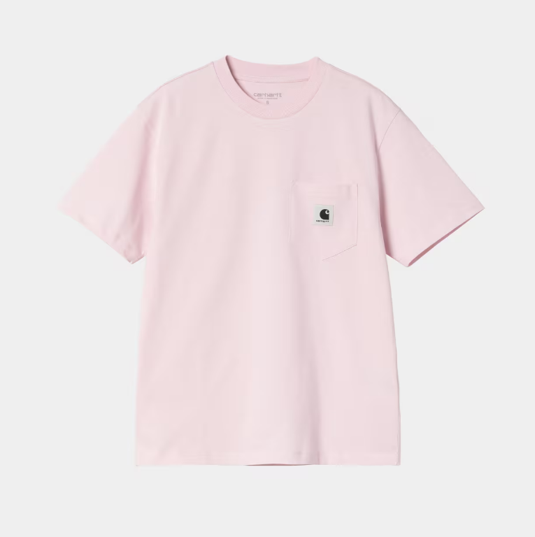 Camiseta Carhartt WIP Pocket - Air Pink