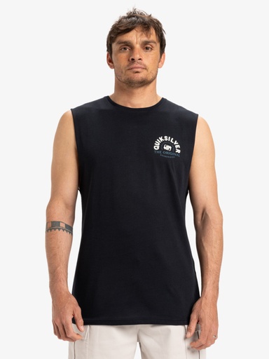 Camiseta Sin Mangas Quiksilver Ev Summer Road - Black (kvj0)