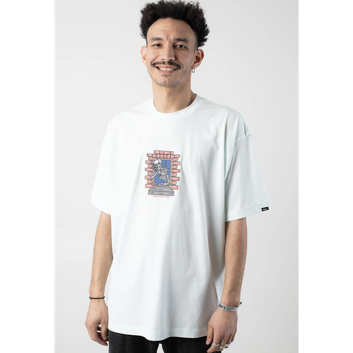 Camiseta Vans Skull Window - Hint Of Mint