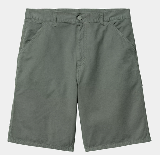 Pantalón Corto Carhartt WIP Single Knee - Park (Garment Dyed)
