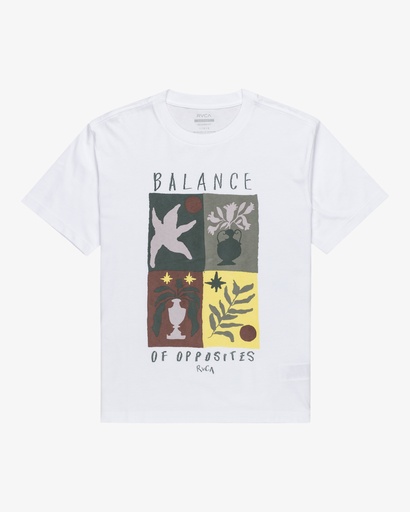 Camiseta RVCA Nature Display - White