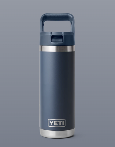 Botella con Tapa de Pajita Yeti Rambler 18 oz (532 ml) - Navy