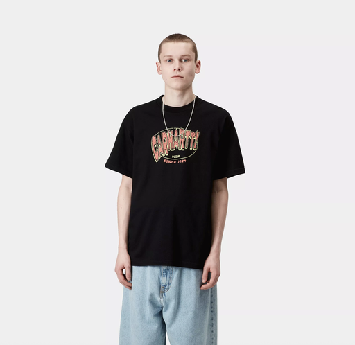 Camiseta Carhartt WIP Hot Script - Black