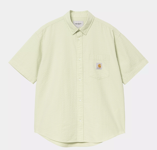 Camisa Carhartt WIP Toland - Toland Stripe/Pale Olive